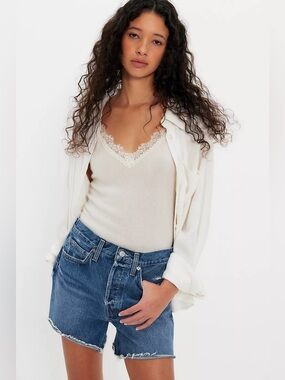 Agolde Parker long shorts , sz : 27